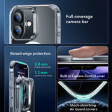 Husa pentru iPhone 17, ESR Classic Hybrid HaloLock, negru/transparenta