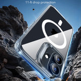 Husa pentru iPhone 17, ESR Classic Hybrid HaloLock, negru/transparenta