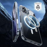 Husa pentru iPhone 17, ESR Classic Hybrid HaloLock, negru/transparenta