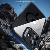 Husa pentru iPhone 17, ESR Classic Hybrid HaloLock, negru/transparenta