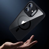 Husa pentru iPhone 17, ESR Classic Hybrid HaloLock, negru/transparenta