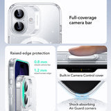 Husa pentru iPhone 17, ESR Classic Hybrid HaloLock, negru