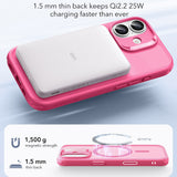Husa pentru iPhone 17, ESR Classic Hybrid HaloLock, bleumarin