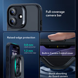 Husa pentru iPhone 17, ESR Classic Hybrid HaloLock, bleumarin