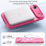 Husa pentru iPhone 17 Air, ESR Classic Hybrid HaloLock, bleu