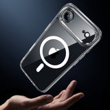 Husa pentru iPhone 17 Air, ESR Classic Hybrid HaloLock, negru/transparenta
