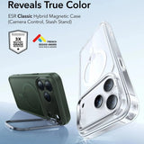 Husa pentru iPhone 17, ESR Classic Hybrid HaloLock Kickstand, bleu