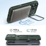 Husa pentru iPhone 17 Pro Max, ESR Classic Hybrid HaloLock Kickstand, bleu