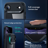Husa pentru iPhone 17 Air, ESR Classic Hybrid HaloLock, negru/transparenta