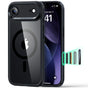 Husa pentru iPhone 17 Air, ESR Classic Hybrid HaloLock, negru/transparenta