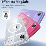 Husa pentru iPhone 17 Air, ESR Classic Hybrid HaloLock, mata