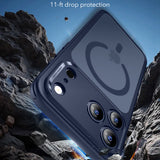 Husa pentru iPhone 17 Pro, ESR Classic Hybrid HaloLock, bleu