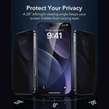 Folie de protectie pentru iPhone 17, ESR Privacy Armorite Screen Protector UltraFit (3 pack)