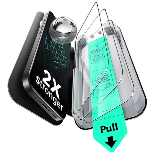 Folie de protectie pentru iPhone 16 Pro, ESR Tempered Glass UltraFit (3 pack)