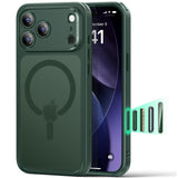 Husa pentru iPhone 17 Pro, ESR Classic Hybrid HaloLock, bleu