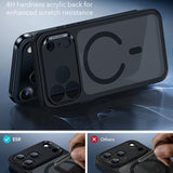 Husa pentru iPhone 17 Pro, ESR Classic Hybrid HaloLock, bleu