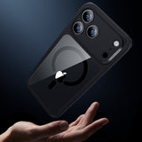 Husa pentru iPhone 17 Pro, ESR Classic Hybrid HaloLock, negru/transparenta
