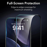 Folie de protectie pentru iPhone 17 Air, ESR Privacy Armorite Screen Protector UltraFit (3 pack)
