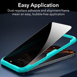 Folie de protectie pentru iPhone 16 Pro, ESR Privacy Tempered Glass (3 pack)