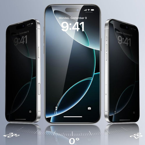Folie de protectie pentru iPhone 16 Pro, ESR Privacy Tempered Glass (3 pack)