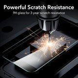 Folie de protectie pentru iPhone 16 Pro, ESR Privacy Tempered Glass (3 pack)