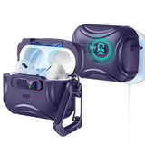Husa casti pentru AirPods Pro 3, ESR, Cyber Flicklock Halolock, alb