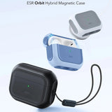 Husa casti pentru AirPods Pro 3, ESR, Orbit Hybrid Halolock, alb