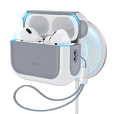 Husa casti pentru AirPods Pro 3, ESR, Orbit Hybrid Halolock, alb