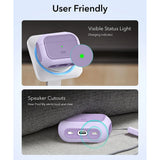 Husa casti pentru AirPods Pro 3, ESR, Orbit Hybrid Halolock Lavender, mov