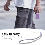 Husa casti pentru AirPods Pro 3, ESR, Orbit Hybrid Halolock Lavender, mov