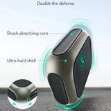 Husa casti pentru AirPods Pro 3, ESR, Orbit Hybrid Halolock Titanium, gri