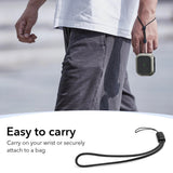 Husa casti pentru AirPods Pro 3, ESR, Orbit Hybrid Halolock Titanium, gri