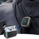 Husa casti pentru AirPods Pro 3, ESR, Orbit Hybrid Halolock Titanium, gri