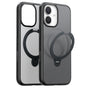 Husa pentru iPhone 17, Torras Ostand Spin MagSafe Series, negru