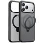 Husa pentru iPhone 17 Pro, Torras Ostand Spin MagSafe Series, negru