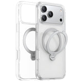 Husa pentru iPhone 17 Pro Max, Torras Ostand Spin MagSafe Series, transparenta