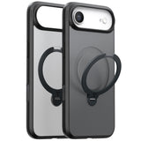 Husa pentru iPhone 17 Air, Torras Ostand Spin MagSafe Series, negru