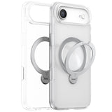 Husa pentru iPhone 17 Air, Torras Ostand Spin MagSafe Series, transparenta