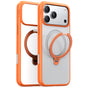 Husa pentru iPhone 17 Pro, Torras Ostand Spin MagSafe Series, portocaliu