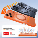 Husa pentru iPhone 17 Pro, Torras Ostand Pro MagSafe Series, portocaliu