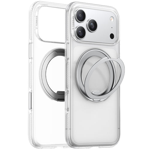 Husa pentru iPhone 17 Pro Max, Torras Ostand R Fitness Series, transparenta