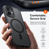 Husa pentru iPhone 17, Torras Guardian Magnetic Series, negru