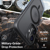 Husa pentru iPhone 17, Torras Guardian Magnetic Series, negru
