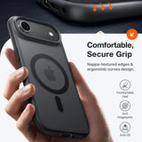 Husa pentru iPhone 17 Air, Torras Guardian Magnetic Series, negru