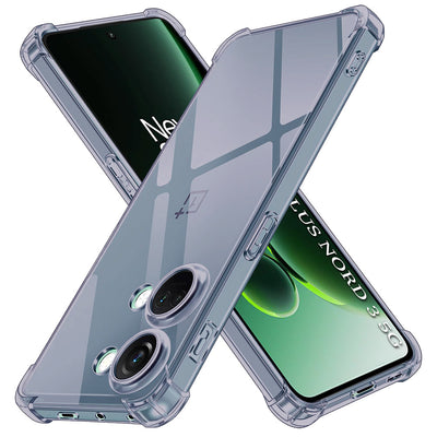 Husa pentru OnePlus Nord 3, Techsuit Shockproof Clear Silicone, fumuriu