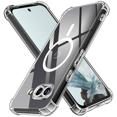 Husa pentru Google Pixel 9a, Techsuit Shockproof Clear Silicone MagSafe, transparenta
