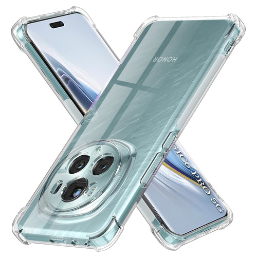 Husa pentru Honor Magic6 Pro, Techsuit Shockproof Clear Silicone, transparenta
