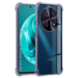 Husa pentru Huawei nova 12i, Techsuit Shockproof Clear Silicone, fumuriu