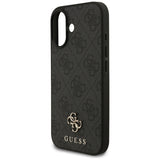 Husa pentru iPhone 17, Guess 4G Small and Classic Logo MagSafe (GUHMP17SP4SM4MK), negru