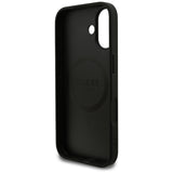 Husa pentru iPhone 17, Guess 4G Small and Classic Logo MagSafe (GUHMP17SP4SM4MK), negru